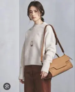 美品！UNITED ARROWS UWSC フォックス クルーネック ニット†