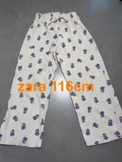 zara 116cm 花柄パンツ　女の子のサムネイル
