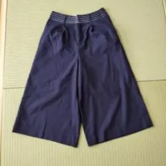 BEAMSHEART ネイビー ワイドパンツ