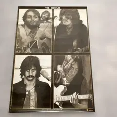ビートルズ　モノクロポスター1970年物　 約51cm×72.5cmのサムネイル