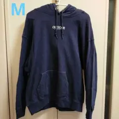 フード付きパーカー 　パーカーネイビー　アウトドアトレーナー　アウトドアパーカー