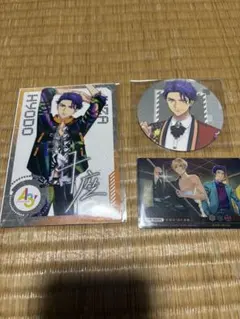 A3! 兵頭十座 ブロマイド 紙製コースター クリアカード