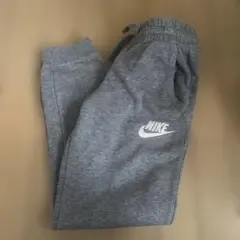 NIKE 裏起毛　130か140 チャコールグレースウェットパンツ　ジョガー