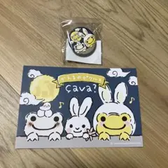 かえるのピクルス 缶バッジ ポストカード セット