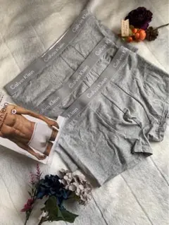 Calvin Klein ボクサーパンツ 3枚セット グレー Lサイズ