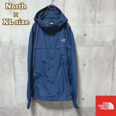 ノースフェイス　マウンテンパーカー　ネイビー　メンズXL