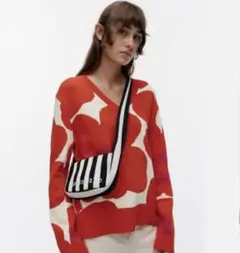 【最終値下げ】マリメッコ marimekko ニットバッグのサムネイル