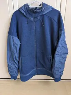 adidas フルジップパーカー ネイビー Lサイズ