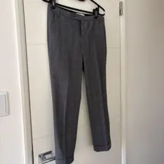Gap Straight Cropped パンツ グレーチェックＬ