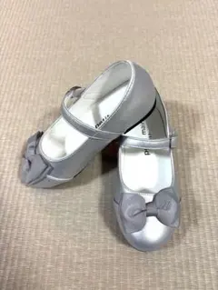 petit main シルバー バレエシューズ 18cm