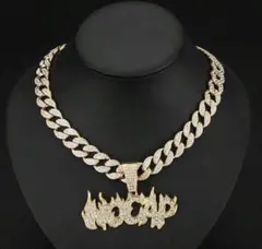 【NO CAP PENDANT】マイアミキューバンチェーンブリンブリンネックレス