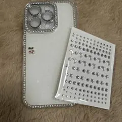 iPhone15proケース　キラキラビジュー