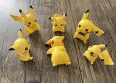 ☆　ポケモンフィギュア　ポケモン図鑑　指人形　ピカチュウ　他　まとめ売り　☆ ポケモン 指人形「ピカチュウ・ピチュウ・ライチュウ」7体セット
