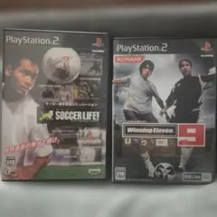 サッカーゲーム　PS2 2本セット