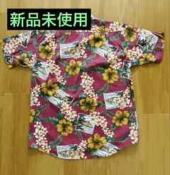 【新品】RORE POPフラワー柄アロハシャツ ヴィンテージ•レトロ古着のサムネイル