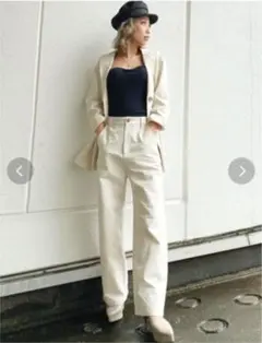 ベーシックストレートパンツのサムネイル