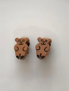 WEEKENDS テディベア　イヤリング
