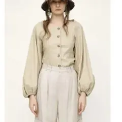 SLY BACK OPEN トップス