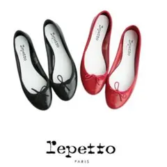 repetto レペット　バレエシューズ　39サイズ RED 赤　エナメルのサムネイル