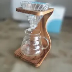 HARIO オリーブウッド ドリップスタンドセット　VSS-1206-OV