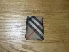 Burberry チェック　MagSafe対応　マグネティックカードケース
