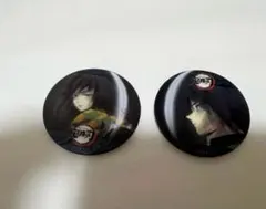 冨岡義勇　アニメーション缶バッジ 2個セット
