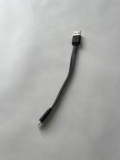 Micro USB ケーブル　約18.5cm 黒　ブラック