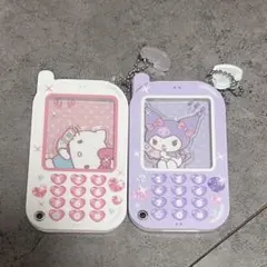 サンリオ カスタムアクリルチャーム ガラケー クロミ キティ