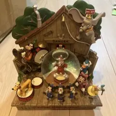 ディズニー バンビ とんすけ フラワー オルゴール スノーグローブ 4月