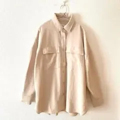 ☆【ローリーズファーム】ボタンシャツ フルボタン バックタック 両胸ポケット F