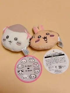 ちいかわ　ミニがま口ポーチ　うさぎ　くりまんじゅう　2点セット