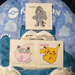 ポケモン　アイロンプリントシート　ピカチュウ　プリン　ワンリキー