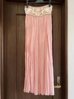 新品タグ付き　DURASデュラス　ベアマキシワンピース　ピンク