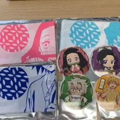 鬼滅の刃　極楽湯　楽スパ　手拭い　コースター　限定