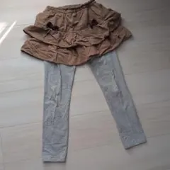 ニットプランナーKPケーピー130スカッツスカートレギンス女の子キッズこども