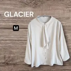 GLACIER グラシア ブラウス レディース M オフホワイト 長袖 トップス