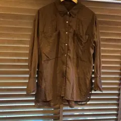 Lil mina ブラウン 長袖シャツ FREE