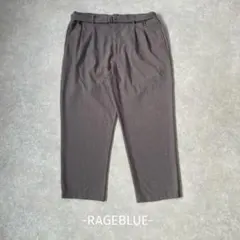 6 RAGEBLUE/スラックス/L/グレー/ベルト付/綺麗めカジュアルのサムネイル