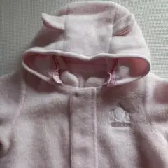 ピンク フード付き アウター