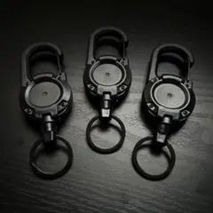 3個セット 60cm伸縮リールキーホルダー｜お得なセット キーホルダー