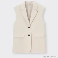 GU ジーユー　オーバーサイズテーラードベスト