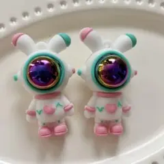 宇宙人 うさぎ ハンドメイド 資材 素材 ソフビ