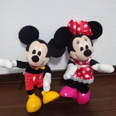 ミッキー&ミニーぬいぐるみ