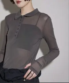 leimn シアーポロシャツのサムネイル