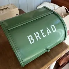 あ*こ様 ホーロー BREAD ブレッド缶 グリーン 協和工業　アンティーク 1eb6972b6f27995a8e543fafeeb267