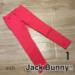 【Jack Bunny!!】 ジャックバニー　ストレッチスリムパンツ　ピンク　1