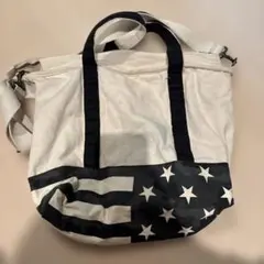AVIREX星条旗柄 キャンバス 2WAY トートバッグのサムネイル