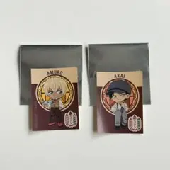 即購入⭕️赤井秀一 安室透 コナンカフェ ステッカー 謎解き 特典