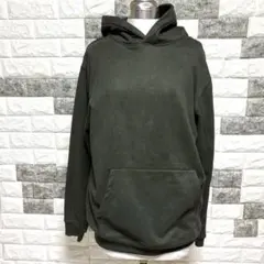 良品【センスオブプレイス】ダークグリーン フード付き スウェットパーカーMメンズ