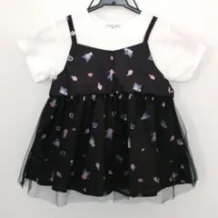 サンリオキャラクターズ　クロミ　総柄　チュニック　半袖　Tシャツ
